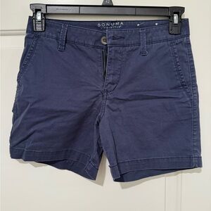 Sonoma Men's Deep Blue Flat Front Shorts